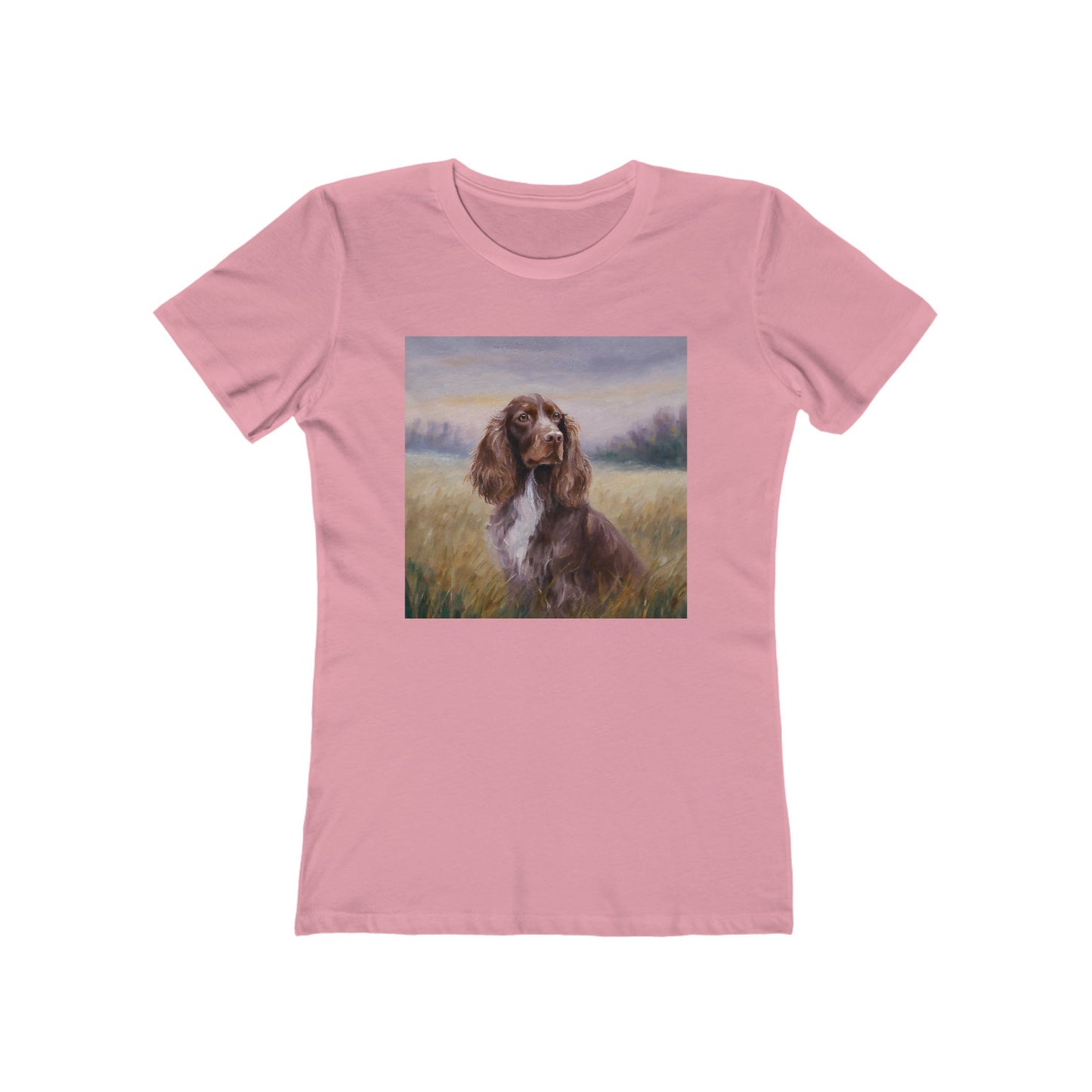 Field Spaniel Women's Slim Fitted Ringspun Cotton Tee