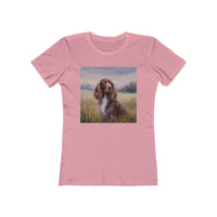 Field Spaniel Women's Slim Fitted Ringspun Cotton Tee