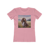 Field Spaniel Women's Slim Fitted Ringspun Cotton Tee