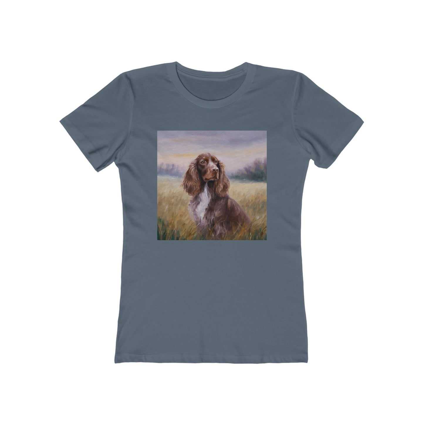 Field Spaniel Women's Slim Fitted Ringspun Cotton Tee
