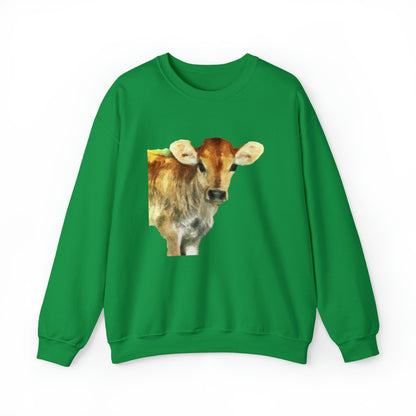 Jersey Calf - Unisex 50/50  Crewneck Sweatshirt