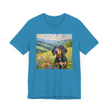 Black & Tan Coonhound Unisex Jersey Short Sleeve Tee