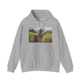 Irish Wolfhound Unisex 50/50 Hooded Sweatshirt