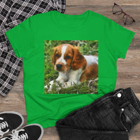 Welsh Springer Spaniel Women's Midweight Cotton Tee