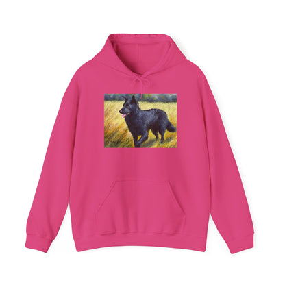 Mudi Unisex 50/50 Hooded Sweatshirt