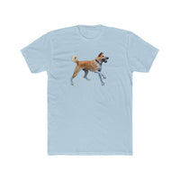 Korean Jindo Men's Fitted Cotton Crew Tee