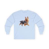 Australian Terrier Unisex Classic Cotton Long Sleeve Tee