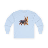 Australian Terrier Unisex Classic Cotton Long Sleeve Tee