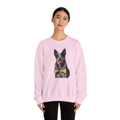 Blue Heeler 'Bailey' - Australian Cattle Dog Unisex 50/50 Crewneck Sweatshirt