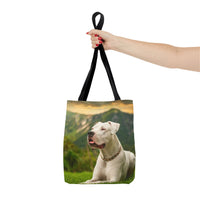 Dogo Argentino Tote Bag (AOP)