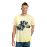 Catahoula 'Clancy' -  Unisex Tie-Dye Tee, Cyclone