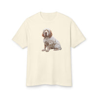 Clumber Spaniel - Unisex Relaxed Fit Garment-Dyed Heavyweight Cotton Tee