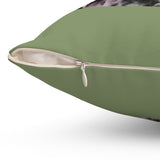 American Water Spaniel   -  Spun Polyester Throw Pillow