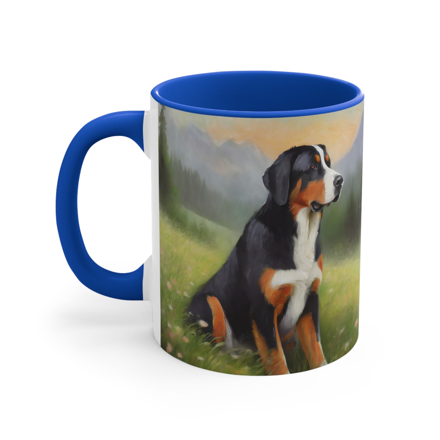 Greater Swiss Mountain 11oz Ceramic Accent Mug
