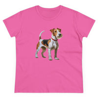 Wire Fox Terrier Women's Midweight Cotton Tee