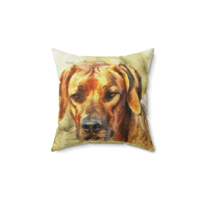 Rhodesian Ridgeback '#2' - Spun Polyester Throw Pillow