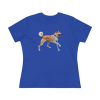 Korean Jindo Women's Relaxed Fit Cotton Tee