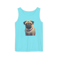 Pug - Unisex Relaxed Fit Garment-Dyed Tank Top