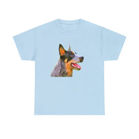 "Blue Heeler 'Percy' Unisex Heavy Cotton Tee"