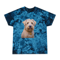 Soft Coated Wheaten Terrier - Unisex Tie-Dye Tee, Crystal