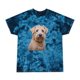 Soft Coated Wheaten Terrier - Unisex Tie-Dye Tee, Crystal