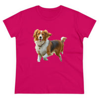 Nederlandse Kooikerhondje   Women's Midweight Cotton Tee