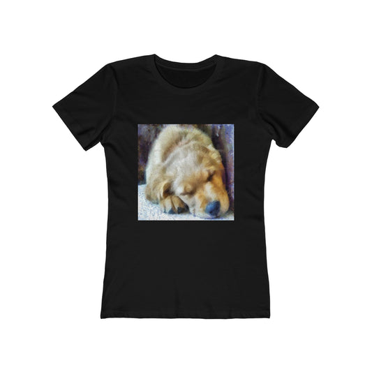 Golden Retriever 'Zuko' Women's Slim Fit T-Shirt