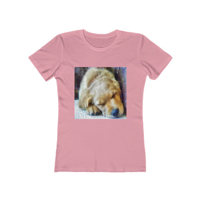 Golden Retriever 'Zuko' Women's Slim Fit T-Shirt