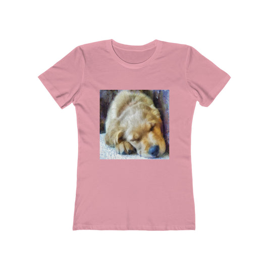 Golden Retriever 'Zuko' Women's Slim Fit T-Shirt
