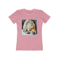 Golden Retriever 'Zuko' Women's Slim Fit T-Shirt