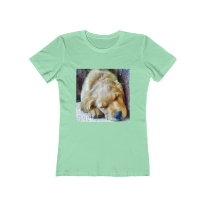 Golden Retriever 'Zuko' Women's Slim Fit T-Shirt