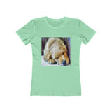 Golden Retriever 'Zuko' Women's Slim Fit T-Shirt
