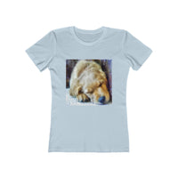 Golden Retriever 'Zuko' Women's Slim Fit T-Shirt