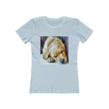 Golden Retriever 'Zuko' Women's Slim Fit T-Shirt
