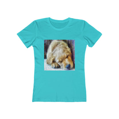 Golden Retriever 'Zuko' Women's Slim Fit T-Shirt