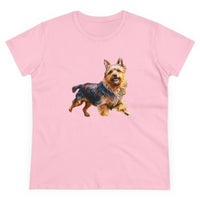 Australian Terrier Women's Midweight Cotton Tee