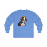 American English Coonhound Classic  Cotton Long Sleeve Tee