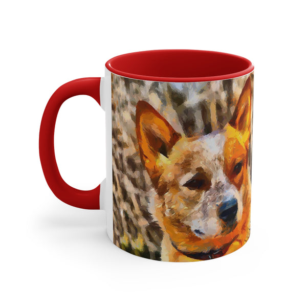 Australian Cattle Dog 'Red Heeler #2' - 11oz Ceramic Accent Mug