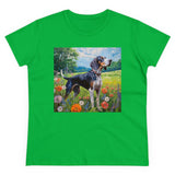 Bluetick Coonhound  -  Women's Midweight Cotton Tee