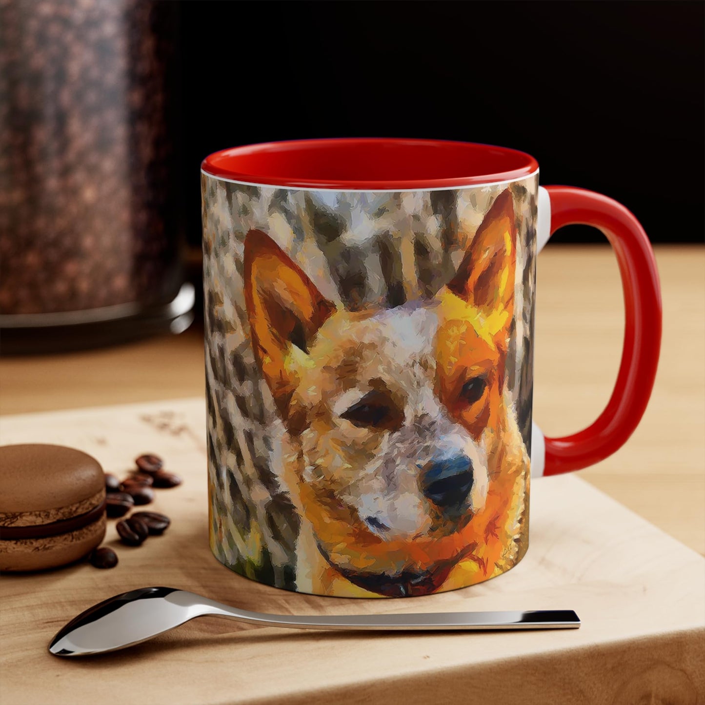 Australian Cattle Dog 'Red Heeler #2' Accent Mug