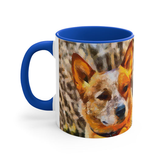 Australian Cattle Dog 'Red Heeler #2' Accent Mug