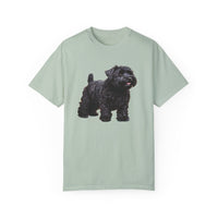 Black Russian Terrier Puppy - Unisex Garment-Dyed T-shirt