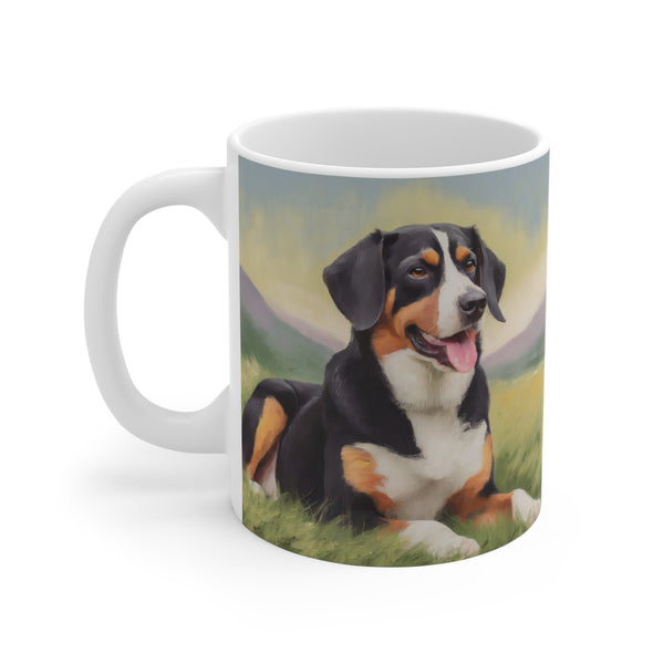 Entlebucher Mountain Dog Ceramic Mug 11oz