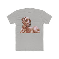 Rhodesian Ridgeback 'Thor' Men's Fitted Cotton Crew Tee