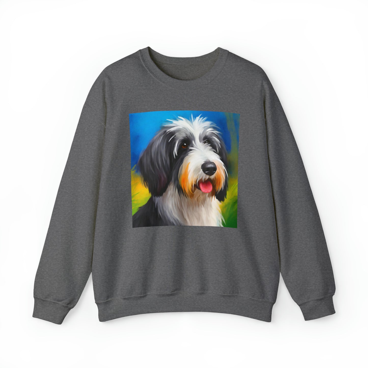 Polish Lowland Sheepdog Unisex 50/50 Crewneck Sweatshirt