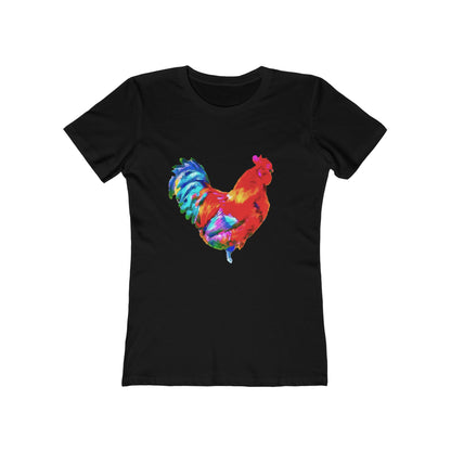 Rooster 'Craw' - Women's Slim Fit Ringspun Cotton T-Shirt
