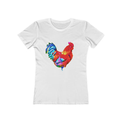 Rooster 'Craw' - Women's Slim Fit Ringspun Cotton T-Shirt