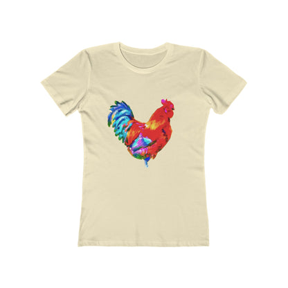 Rooster 'Craw' - Women's Slim Fit Ringspun Cotton T-Shirt