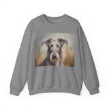 Scottish Deerhound 50/50  Crewneck Sweatshirt