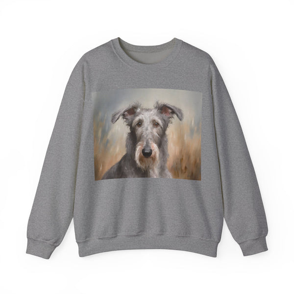 Scottish Deerhound 50/50  Crewneck Sweatshirt